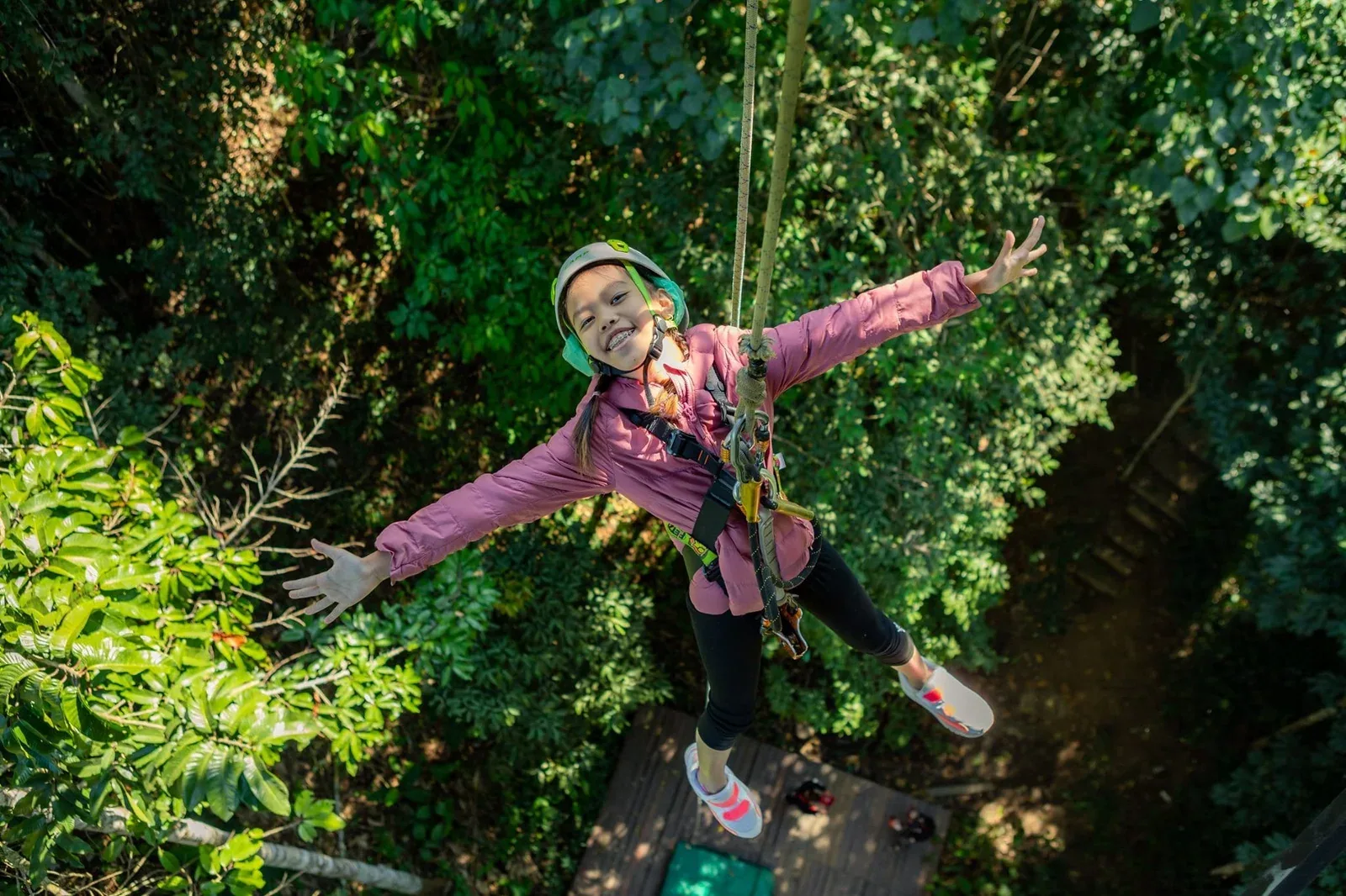 Rainforest Zipline: Full Course, 34 Stations and a 900-Metre Flight