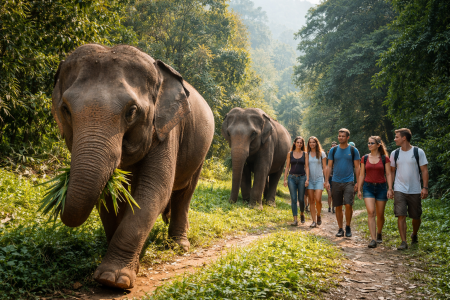 Protectora de Elefantes Ética en Chiang Mai